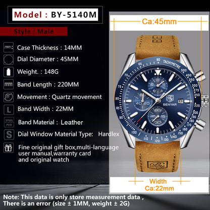 BENYAR 2025 New Men Watch