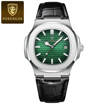 POEDAGAR Casual Square Men's Watch