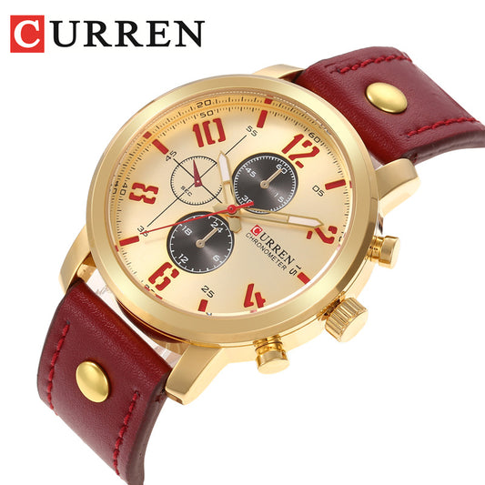 Luxury Red & Brown Watch 2025