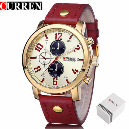 Luxury Red & Brown Watch 2025